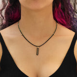Mid Season Set, Black Beaded Cahya Necklace