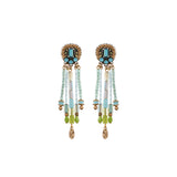 Mid Season Set, Long Beaded Torin Earrings