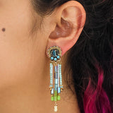 Mid Season Set, Long Beaded Torin Earrings
