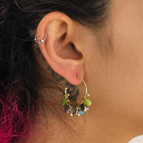 Mid Season Set, Hoop Nia Earrings