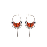 Mid Season Set, Boho Hoop Kiona Earrings