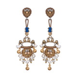 Gold Chandelier Earrings Gold Totem Set, Flavia