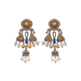 Chndelier Earrings Gold Totem Set, Elara