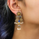 Chndelier Earrings Gold Totem Set, Elara