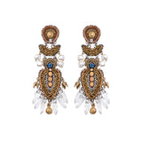 Elegant Earrings Gold Totem Set, Sancia