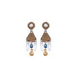 Small Earrings Gold Totem Set, Sacra