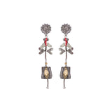 Metal Bloom Set, Arvaia Earrings