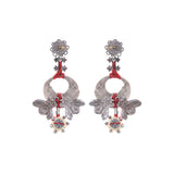 Metal Bloom Set, Myrrena Earrings