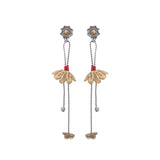 Metal Bloom Set, Oretta Earrings