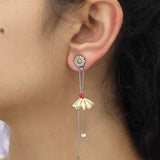 Metal Bloom Set, Oretta Earrings
