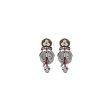 Twinkle Set, Metal Earrings, Bronze