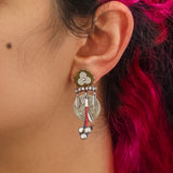 Twinkle Set, Metal Earrings, Bronze