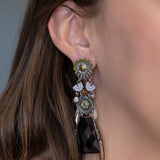 Night Queen Set,Statement Earring, Manga