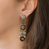 Night Queen Set,Artistic Earring, Lumen