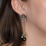 Night Queen Set,Long Earring, Noctis