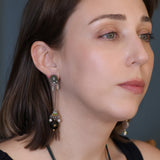 Night Queen Set,Long Earring, Noctis