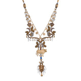 Gold Statement Necklace Gold Totem Set, Zarina