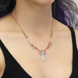 Metal Bloom Set, Naturae Necklace