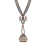 Twinkle Set, Handmade Metal Necklace, Platimum