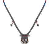 Twinkle Set, Artisan Metal Pendant Necklace, Sheen