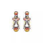 Yellow Female Earrings Bright Sunset Set, Xia