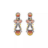 Yellow Female Earrings Bright Sunset Set, Xia