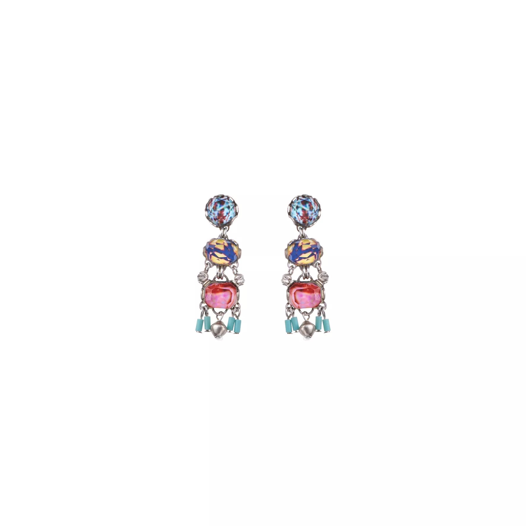 Colorful Small Earrings Carnival Set, Hedy