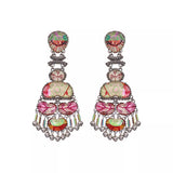 Pastel Big Earrings Summer Fields Set, Amara