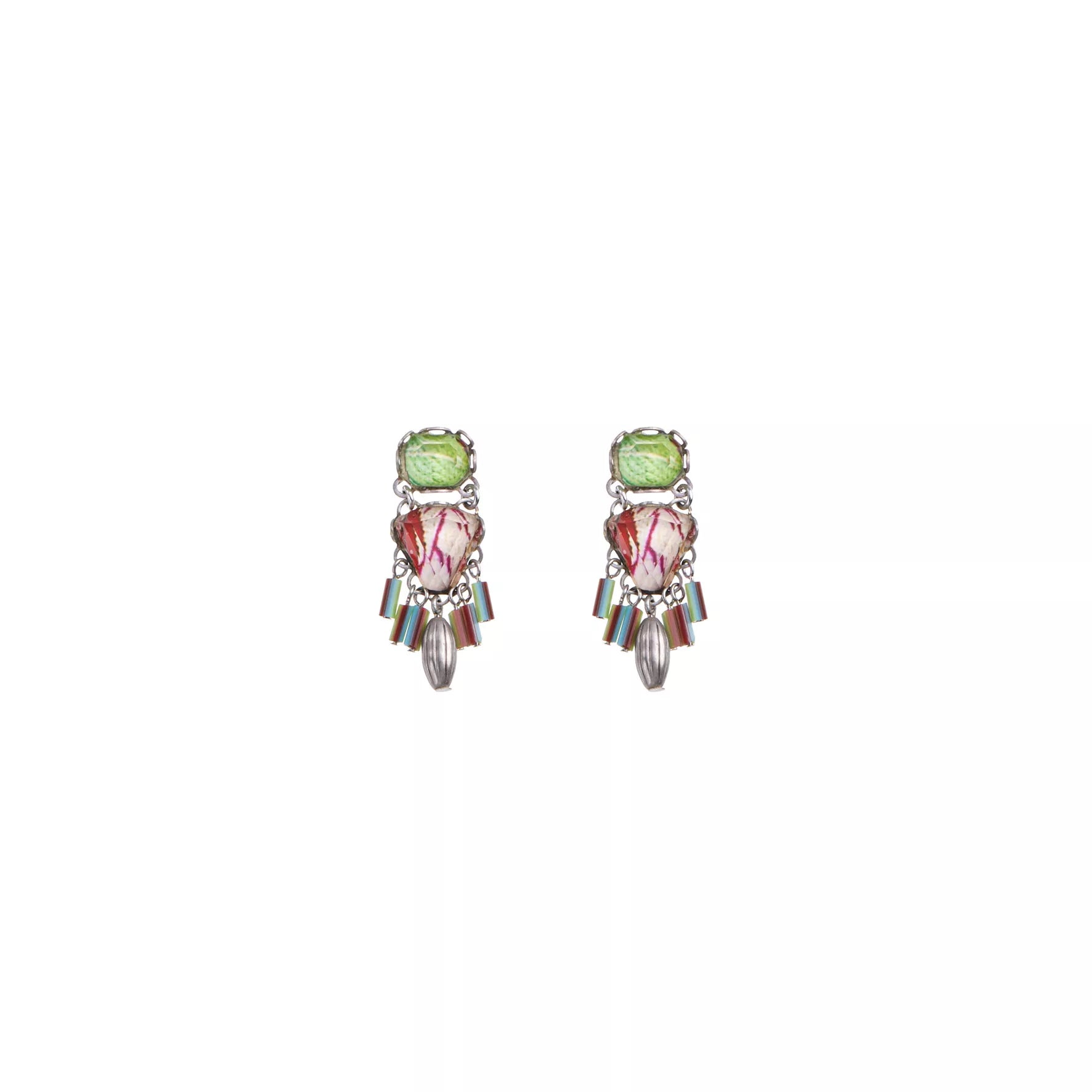 Pastel Small Earrings Summer Fields Set, Nara