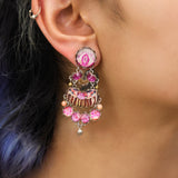 Vibrant Earrings Rose Embrace Set, Jasmin