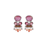 Small Earrings Rose Embrace Set, Carol