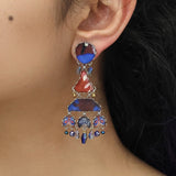 Ocean Edge Set, Coralia Earrings