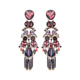 Rosy Clay Set, Dasaria Earrings