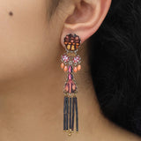 Rosy Clay Set, Traffelle Earrings