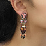 Rosy Clay Set, Veloura Earrings