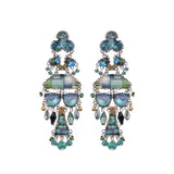 Emerald Reflection Set, Mossira Earrings