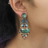 Emerald Reflection Set, Auralis Earrings