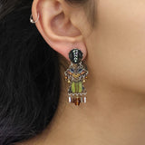 Golden Dunes Set, Noctira Earrings