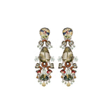 Neptune's Garden Set, Glamorus Glass Earrings, Laminaria