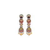 Sunflower Surprise Set, Long Glass Earrings, Sunny