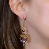 Winter Warmth Set,Long Dangle Earring, Multa