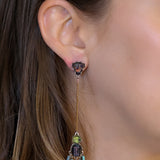 Mystic Lantern Set,Long  Dangle Earring, Prema