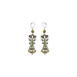 Forest Reflection Set,Long  Dangle Earring, Kelp
