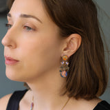 Amber Bloom Set, Earring, Rina