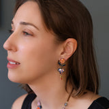 Amber Bloom Set, Earring, Veda