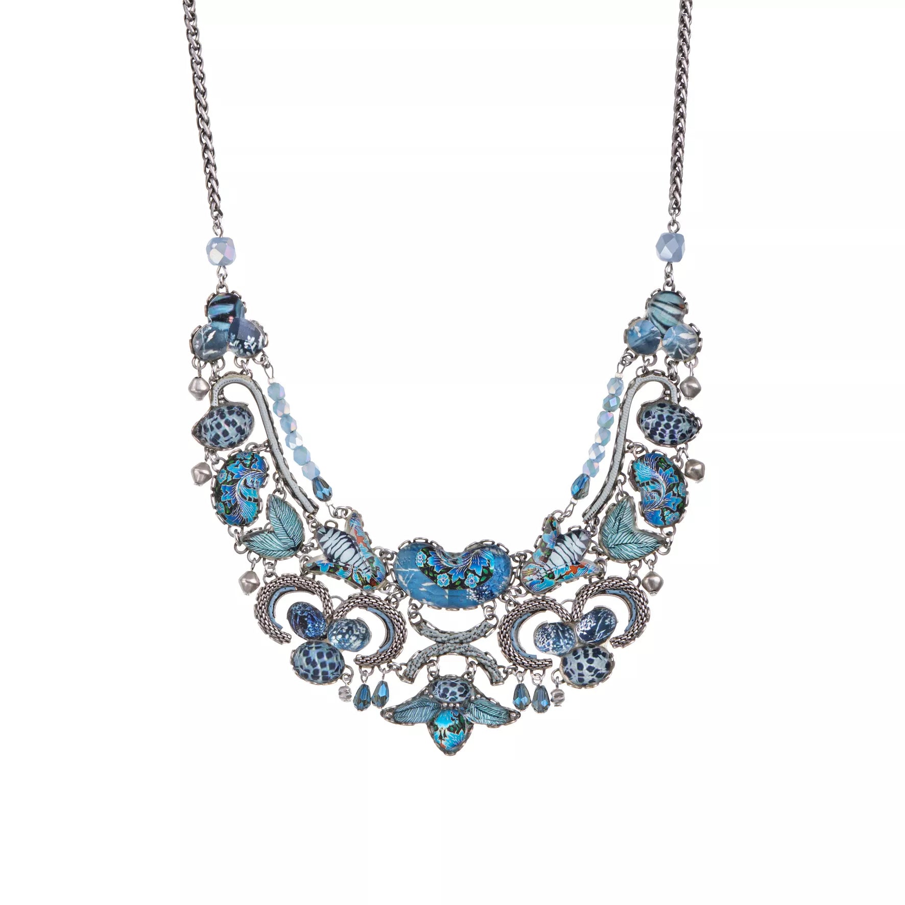 Blue Festive Necklace Deep Sea Set, Marin