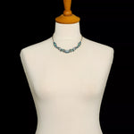 Blue Cassual Necklace Deep Sea Set, Talia jewelry bust R3486B