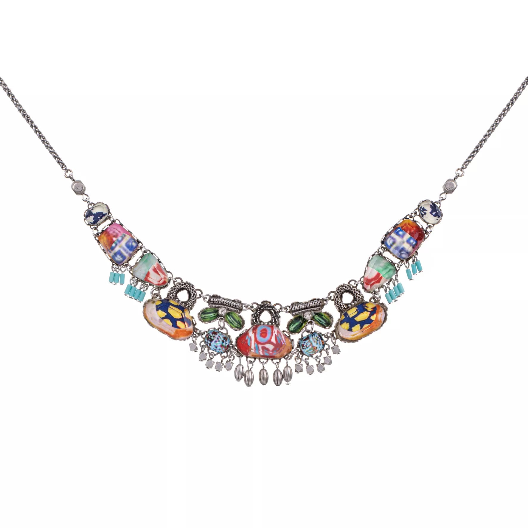 Colorful Statement Necklace Carnival Set, Merritt