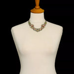 Pastel Festive Necklace Summer Fields Set, Frida jewelry bust R3493B