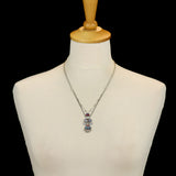 Blue Unique Necklaces Serene Sunrise Set, Dulce